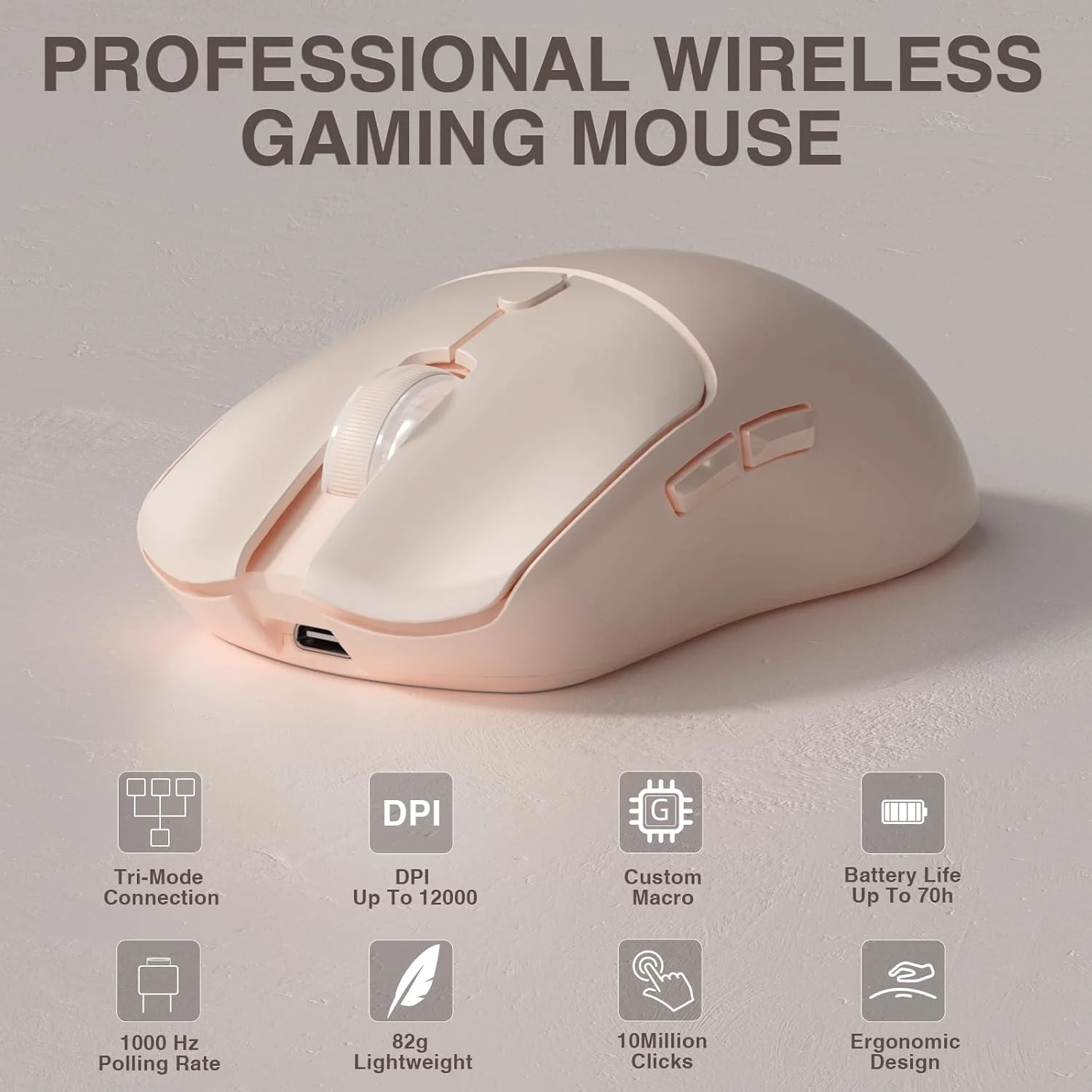 Laptop Tablet Accessories - AULA SC580X Tri-Mode Kabellose Gaming-Maus 12000DPI