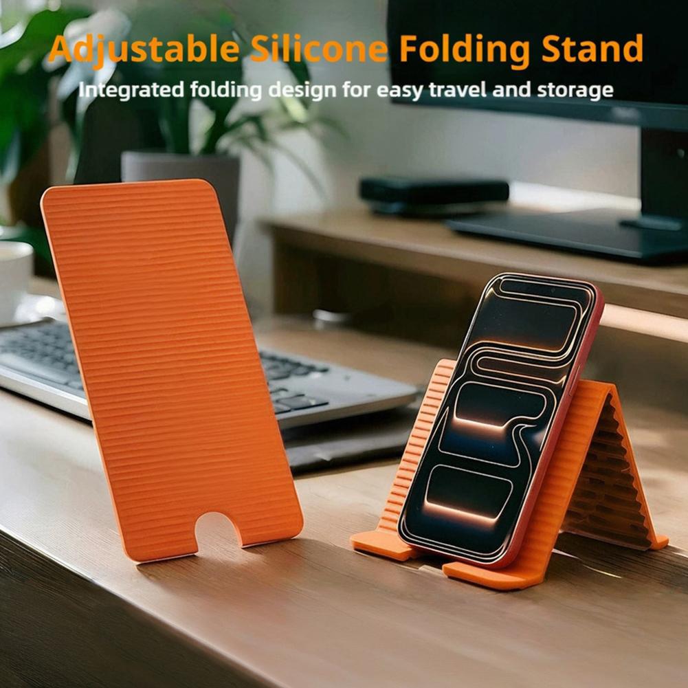Laptop Tablet Accessories - Flexibler, faltbarer Silikon-Telefonhalter für iPhone, iPad,