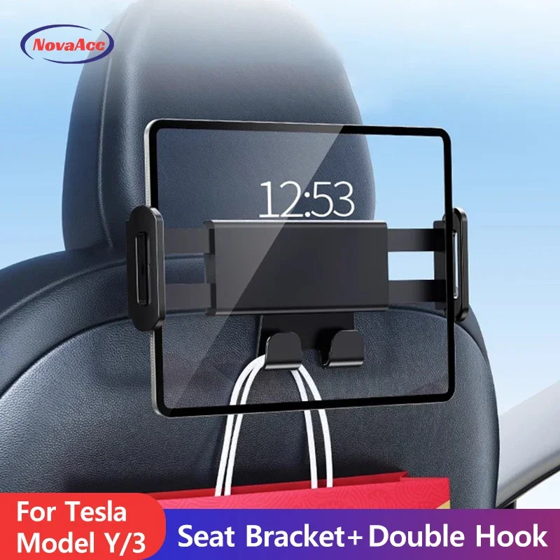 Tablet And Accessories Bag - Auto-Kopfstützenhalterung für Tesla Model 3 Y