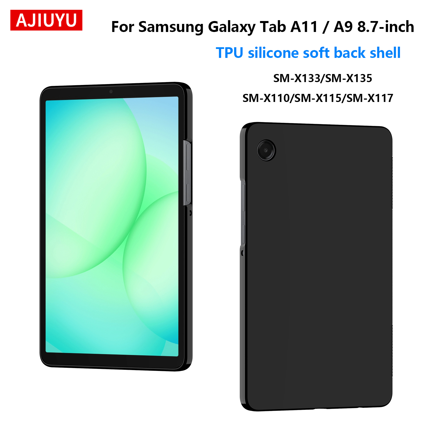 Samsung Tablet A9 Accessories - Weiche Hülle für Samsung Galaxy Tab
