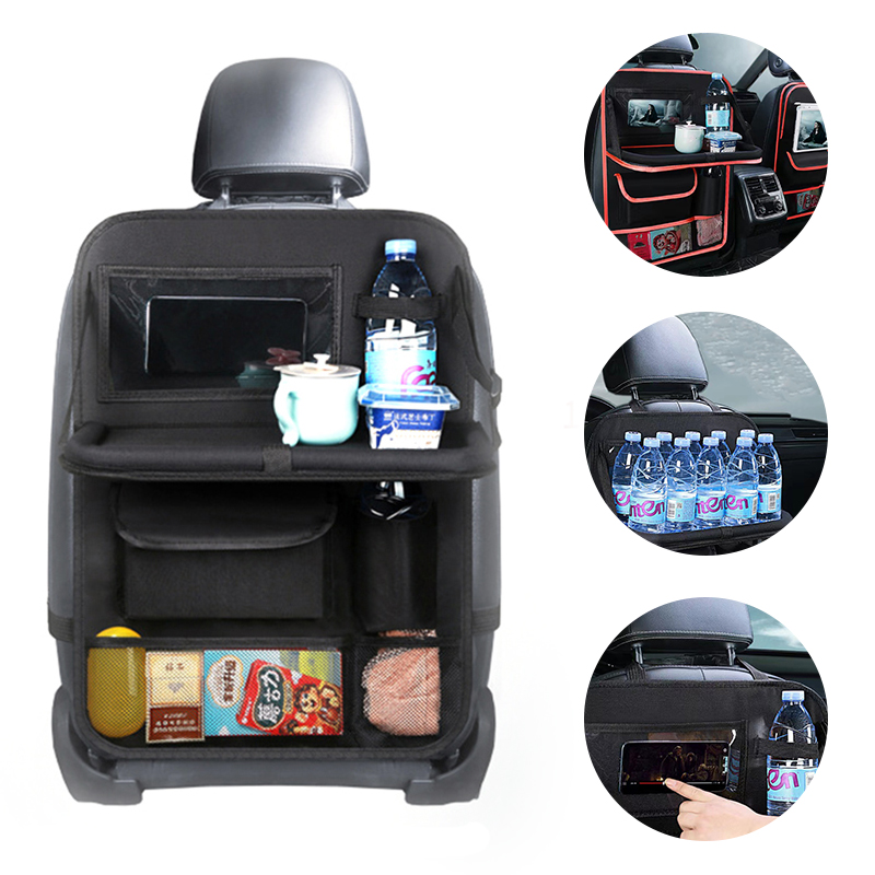Tablet And Accessories Bag - Faltbarer Autositze-Organizer mit Tablett, Tablet-Halter, Aufbewahrung