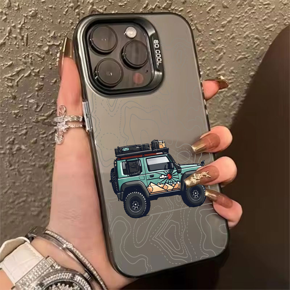 Apple Iphone 16 - Einfache Auto-Muster Handyhülle für iPhone 17