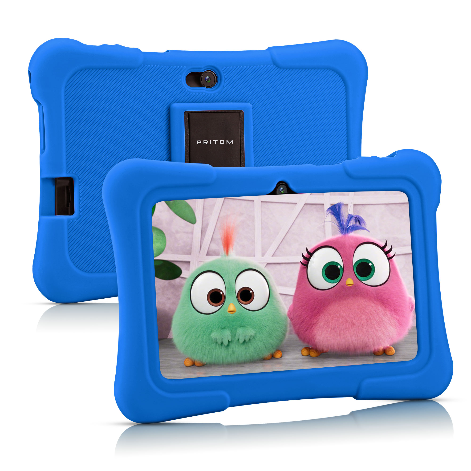 Kids Tablet With Accessories - PRITOM 7 Zoll Kinder-Tablet Quad-Core Android