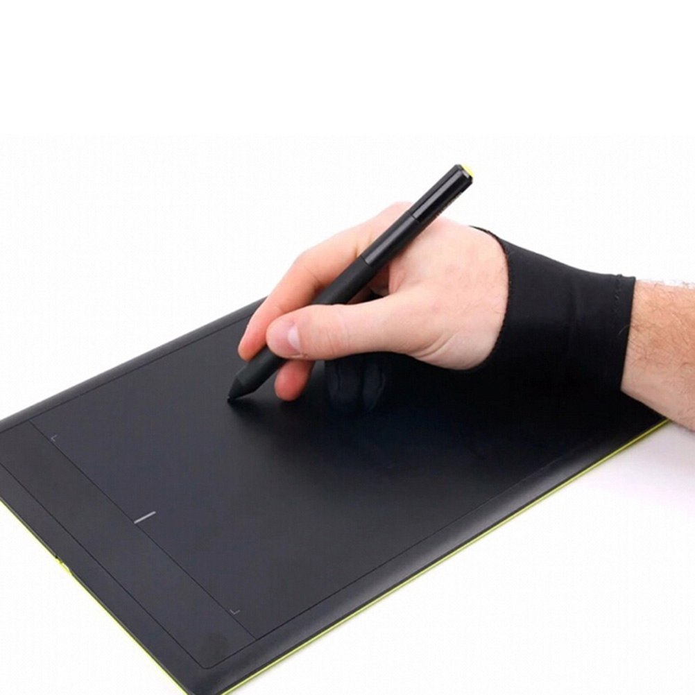 Drawing Glove Artist - Schwarz 2 finger künstler handschuh anti-fouling