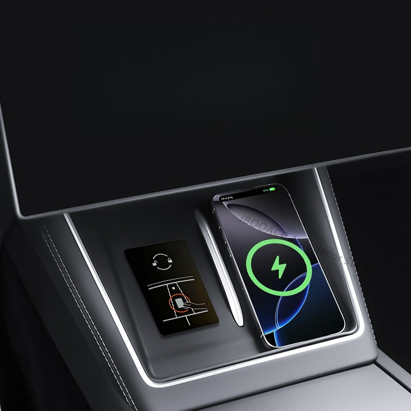 Für Tesla Model YL Kabelloses  – Wireless Charging Pad Bewertung und Preis