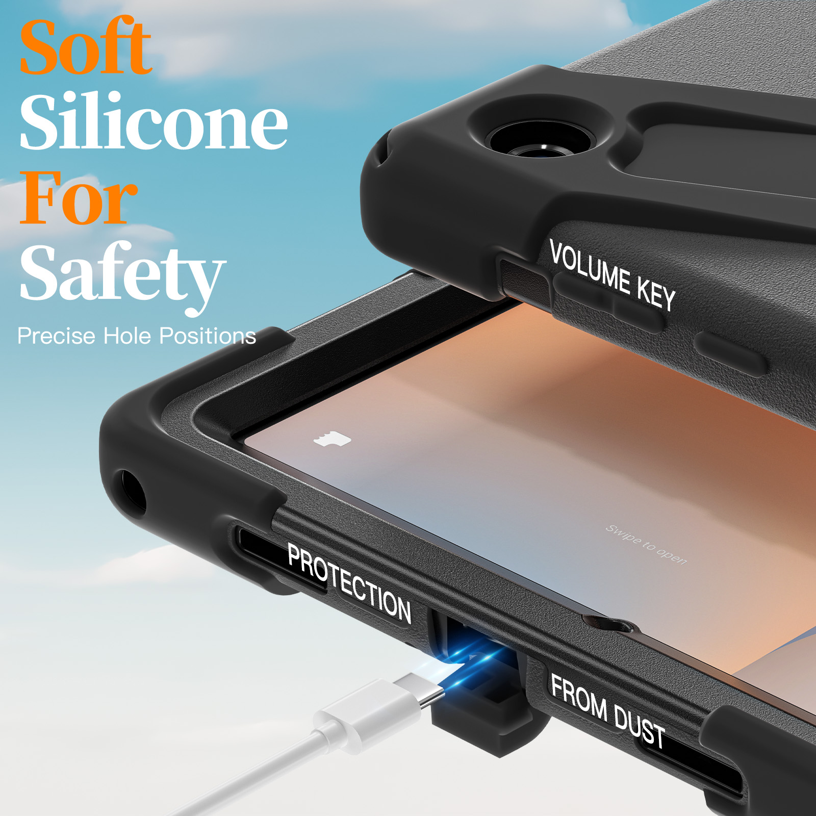 AJIUYU 360 °   Drehbare, robus – Samsung Tablet A9 Accessories Bewertung und Preis