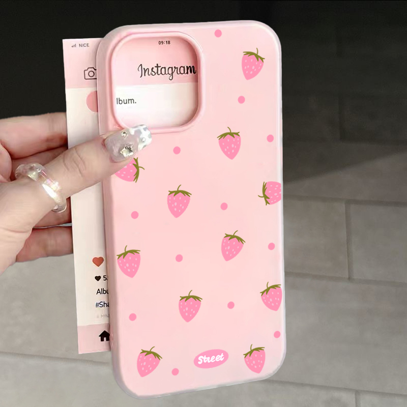 Süßes Rosa Erdbeer-Muster Hand – Samsung Galaxy A55 Bewertung und Preis