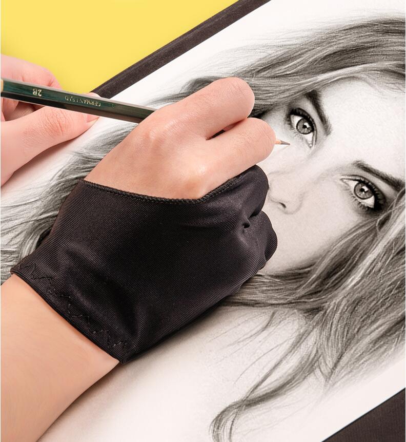 Zwei-Finger-Künstlerhandschuh, – Drawing Glove Artist Bewertung und Preis