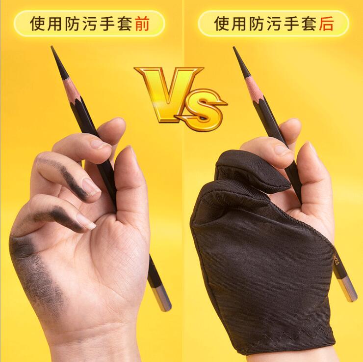 Zwei-Finger-Künstlerhandschuh, – Drawing Glove Artist Bewertung und Preis