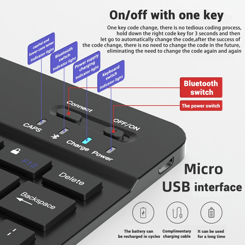 Mini-Tastatur, kabellos, Bluet – Android Tablet Gaming Accessories Bewertung und Preis
