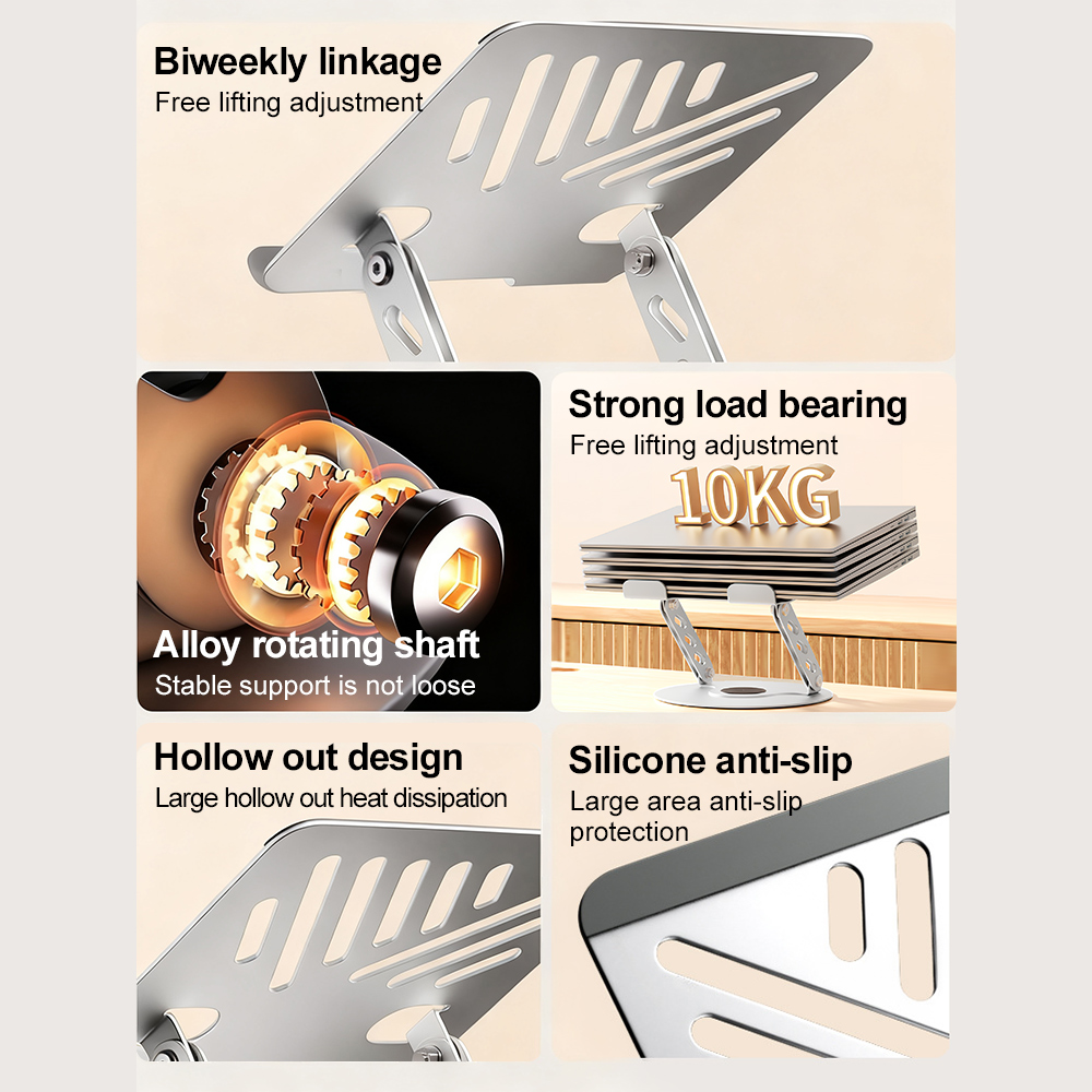 360 °   Drehbarer Laptop-Ständ – Android Tablet Gaming Accessories Bewertung und Preis