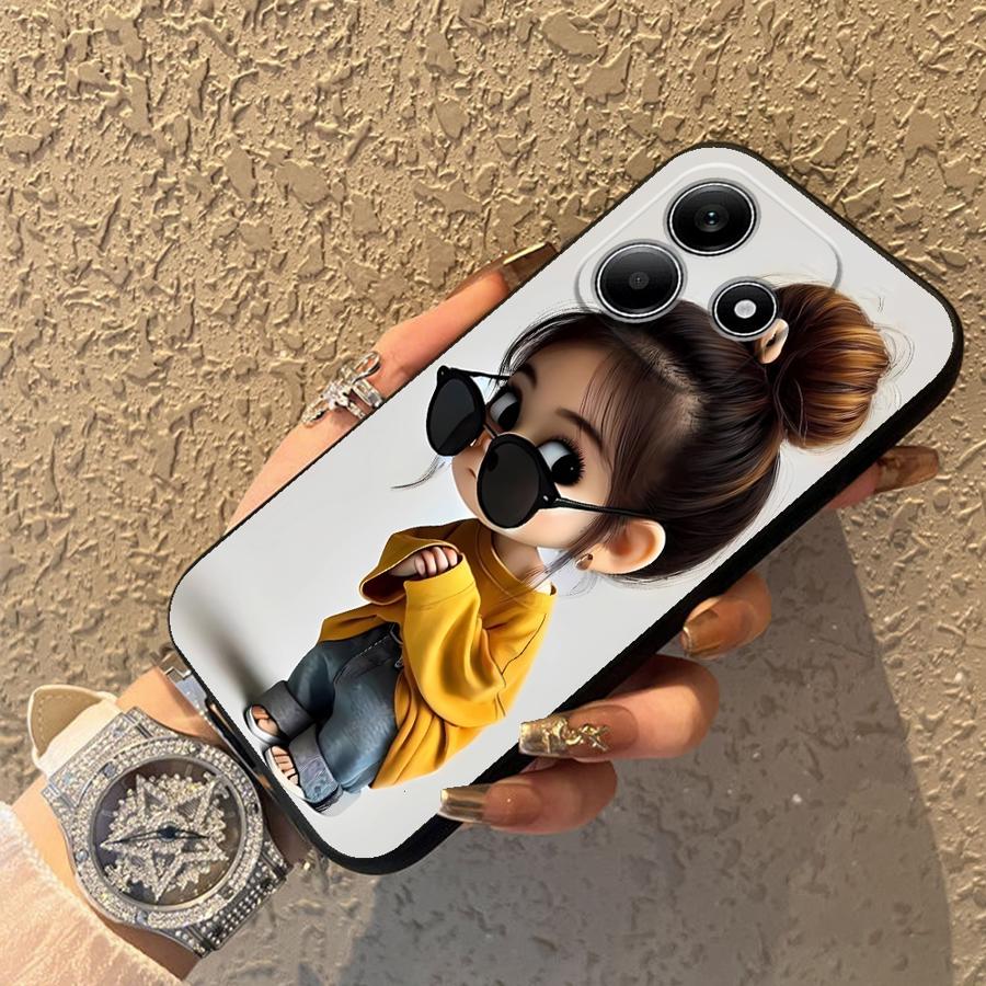 Cartoon-Mädchen-Muster Handyhü – Tablet And Accessories Case Bewertung und Preis