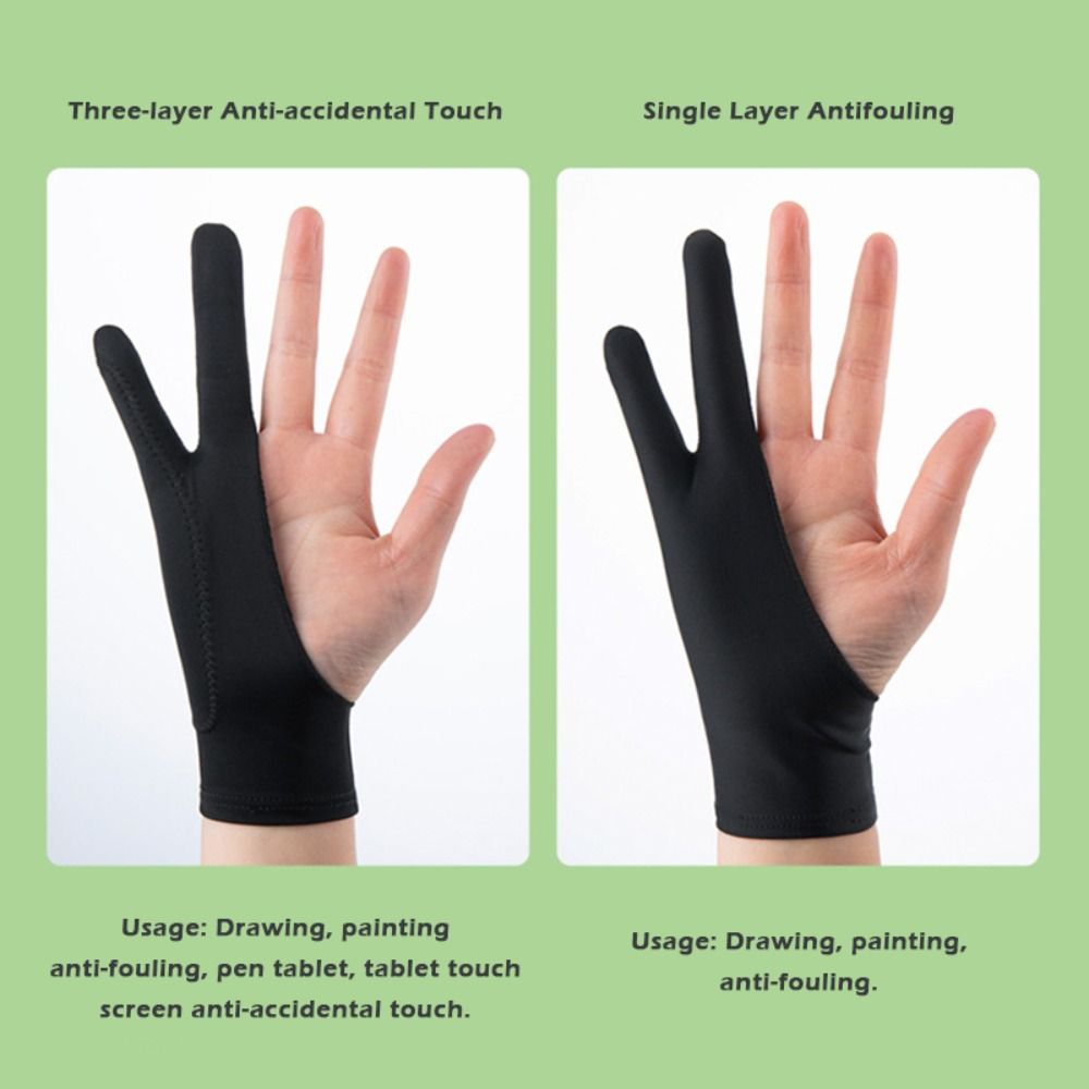 1 Stück Einfache 1/2-Finger-Ma – Drawing Glove Artist Bewertung und Preis