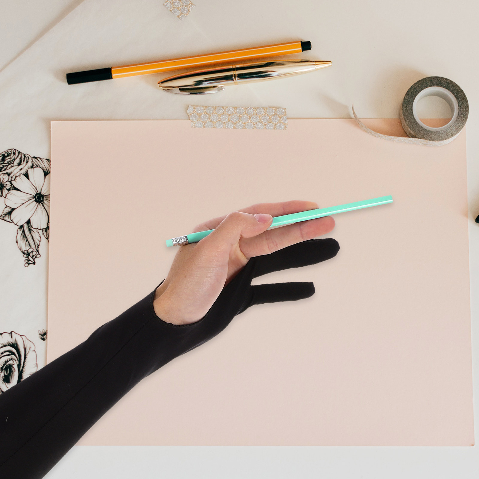 Künstler-Zeichenhandschuh, Zwe – Drawing Glove Artist Bewertung und Preis