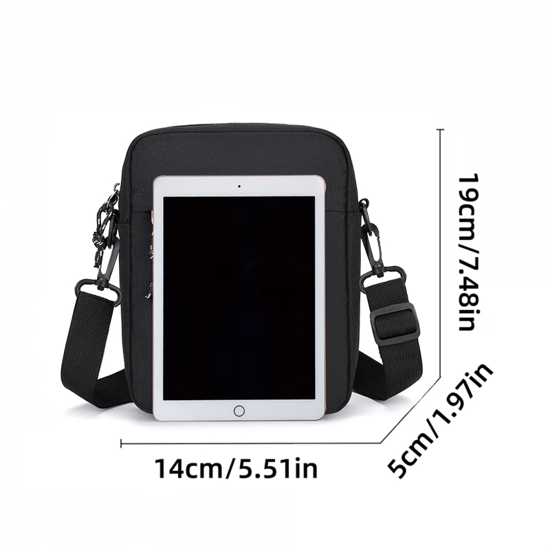 Einfache quadratische Umhänget – Tablet And Accessories Bag Bewertung und Preis